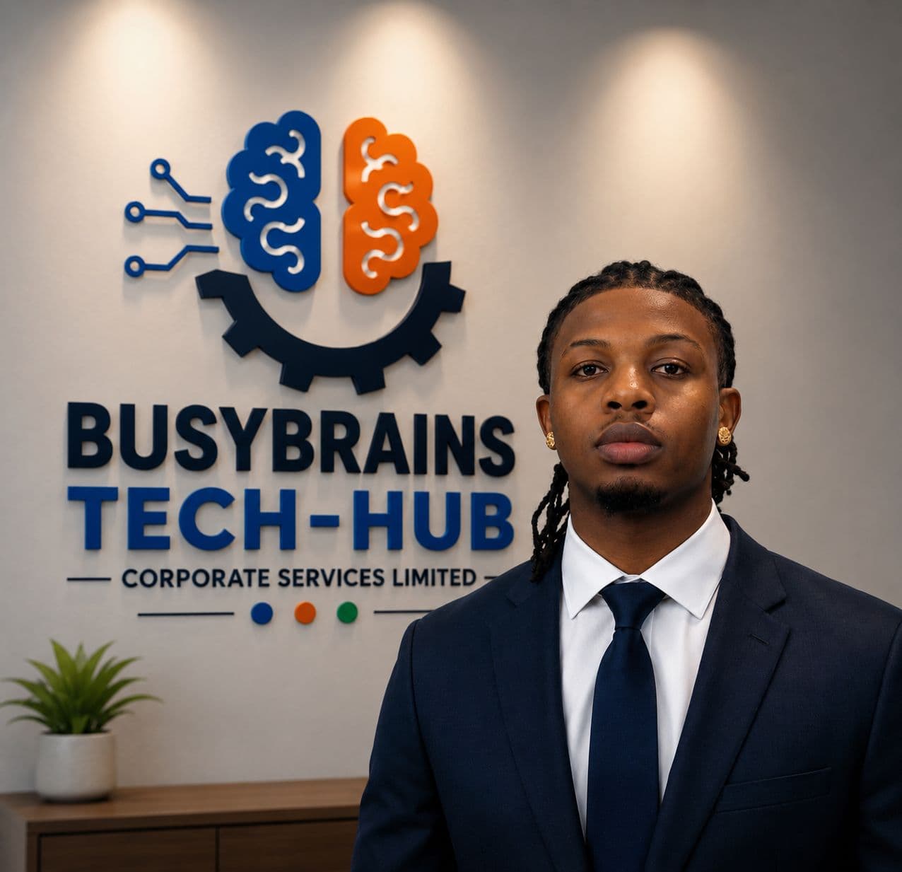 Possible Peter Uke, Founder, CEO & Director of BusyBrains Tech-Hub